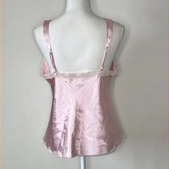Vintage 90s Pink Satin Cami